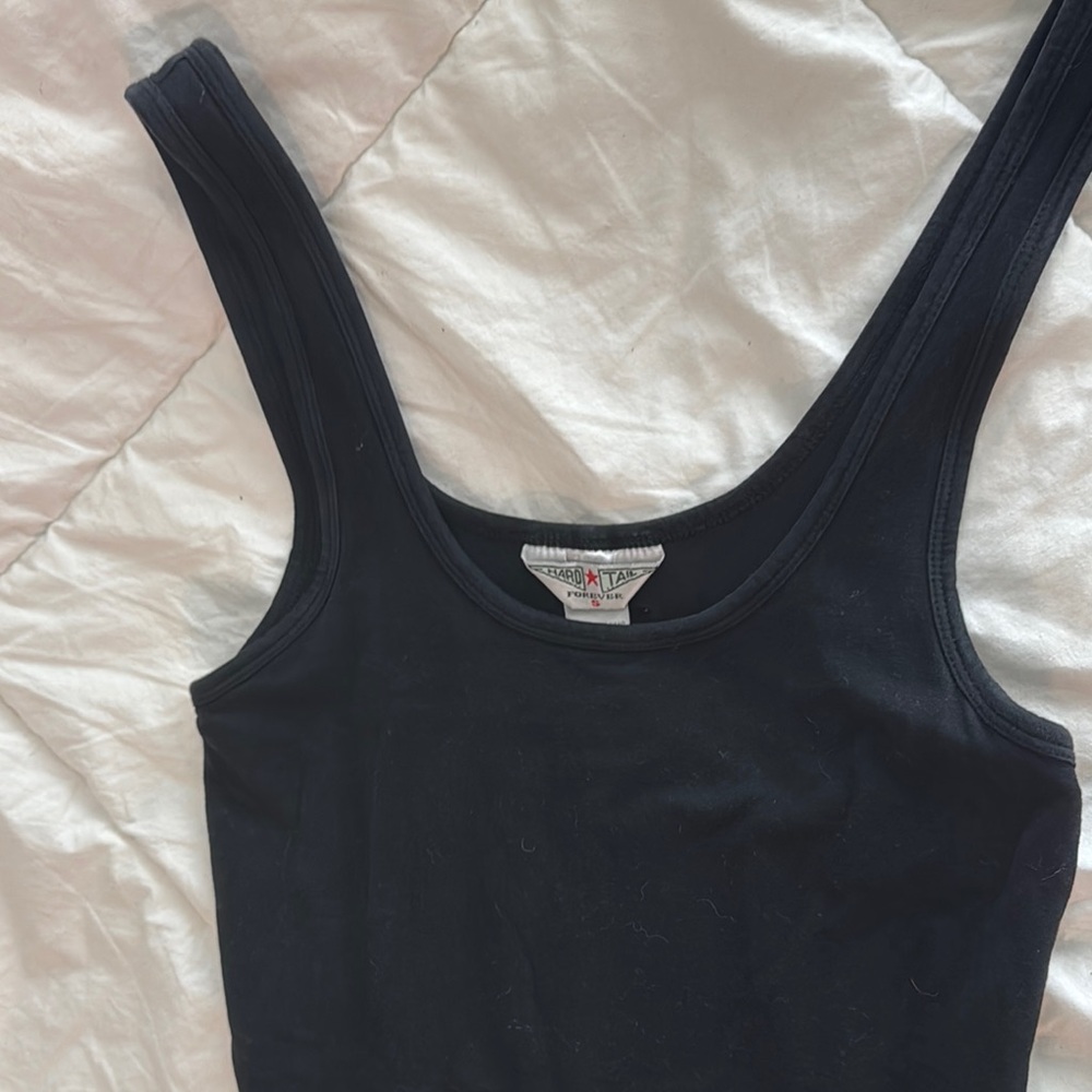 Hard Tail Classic Black Tank Top